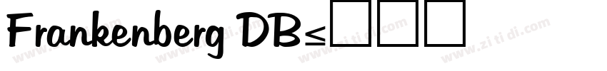 Frankenberg DB字体转换